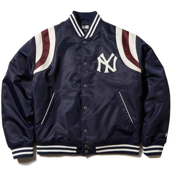 ニューエラ NEW ERA ナイロン ヴァーシティジャケット スタジャン