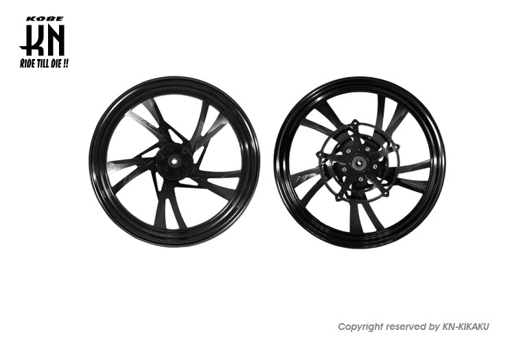 MOS 鍛造アルミホイール前後セット【GSX125/150】ブラック – kn926-net