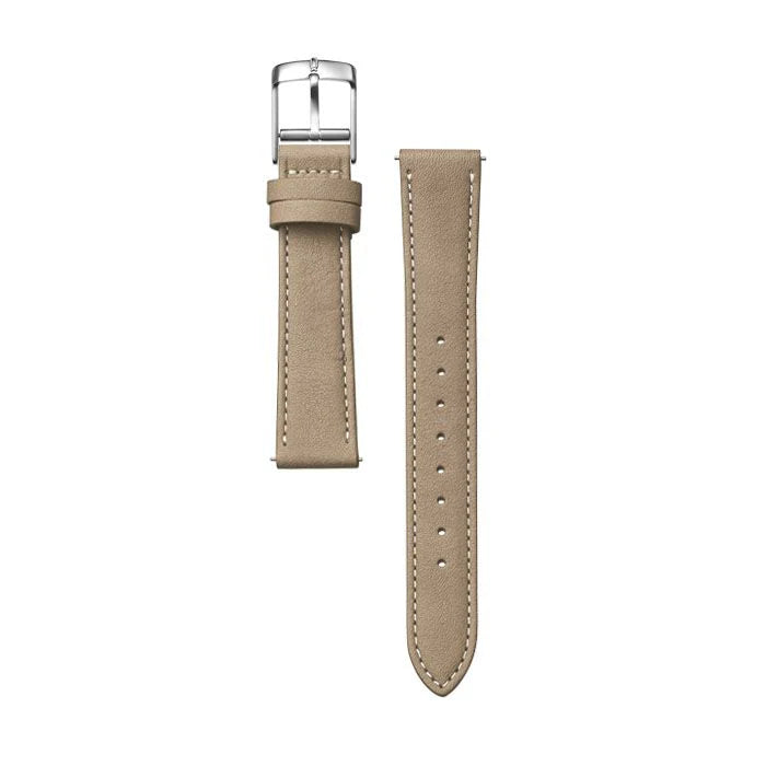 Knot TMB-16BRWH 時計ベルト バンド 本革 18mm ブラウン ボタニカル