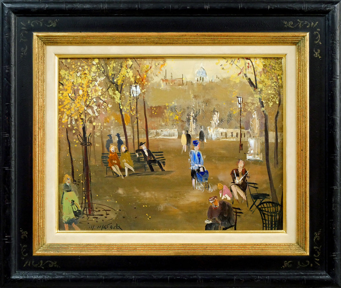 絵画 油彩画 油絵 「ブーケを持つ少女」F6号 菊地正則 額付き 美品