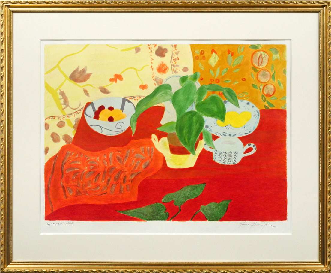 ピエール ボンコンパン（Pierre BONCOMPAIN）「赤いテーブルクロス