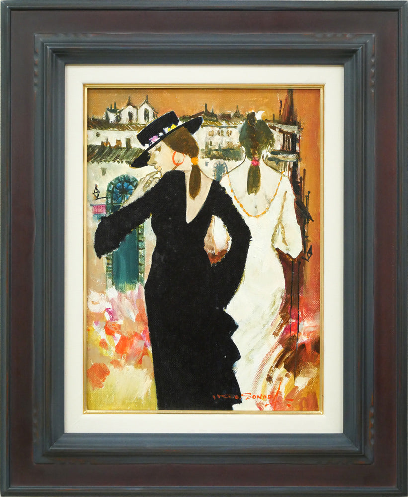 最終価格 油彩画菊地正則 「遥かなる地空」F4 額付き 美しさ 迫力 癒し