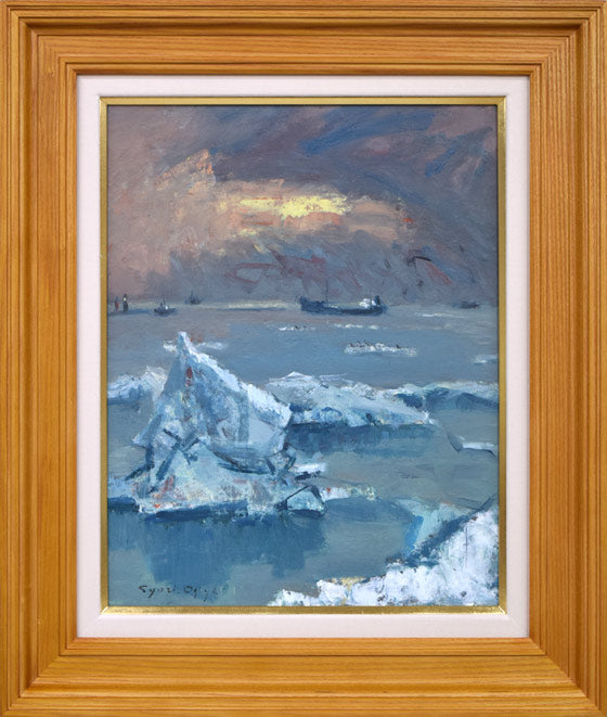 流氷風景 絵画買取・販売の小竹美術