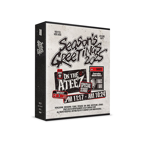 ATEEZ - 2025 SEASON'S GREETINGS – KPOP Store in USA