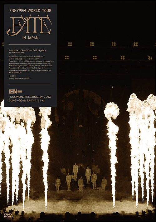 ENHYPEN - WORLD TOUR 'FATE' in JAPAN [Regular Edition - DVD] - K PLACE