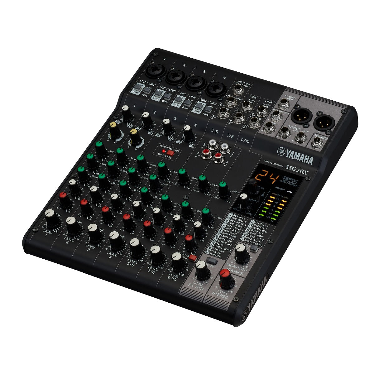 Yamaha MG10X 10-Input Stereo Mixer with Effects CABLE KIT – Kraft