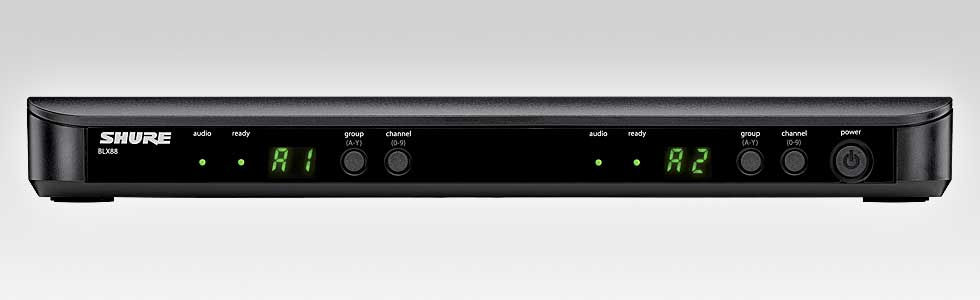 Shure BLX88 Dual Channel Diversity Receiver – Kraft Music