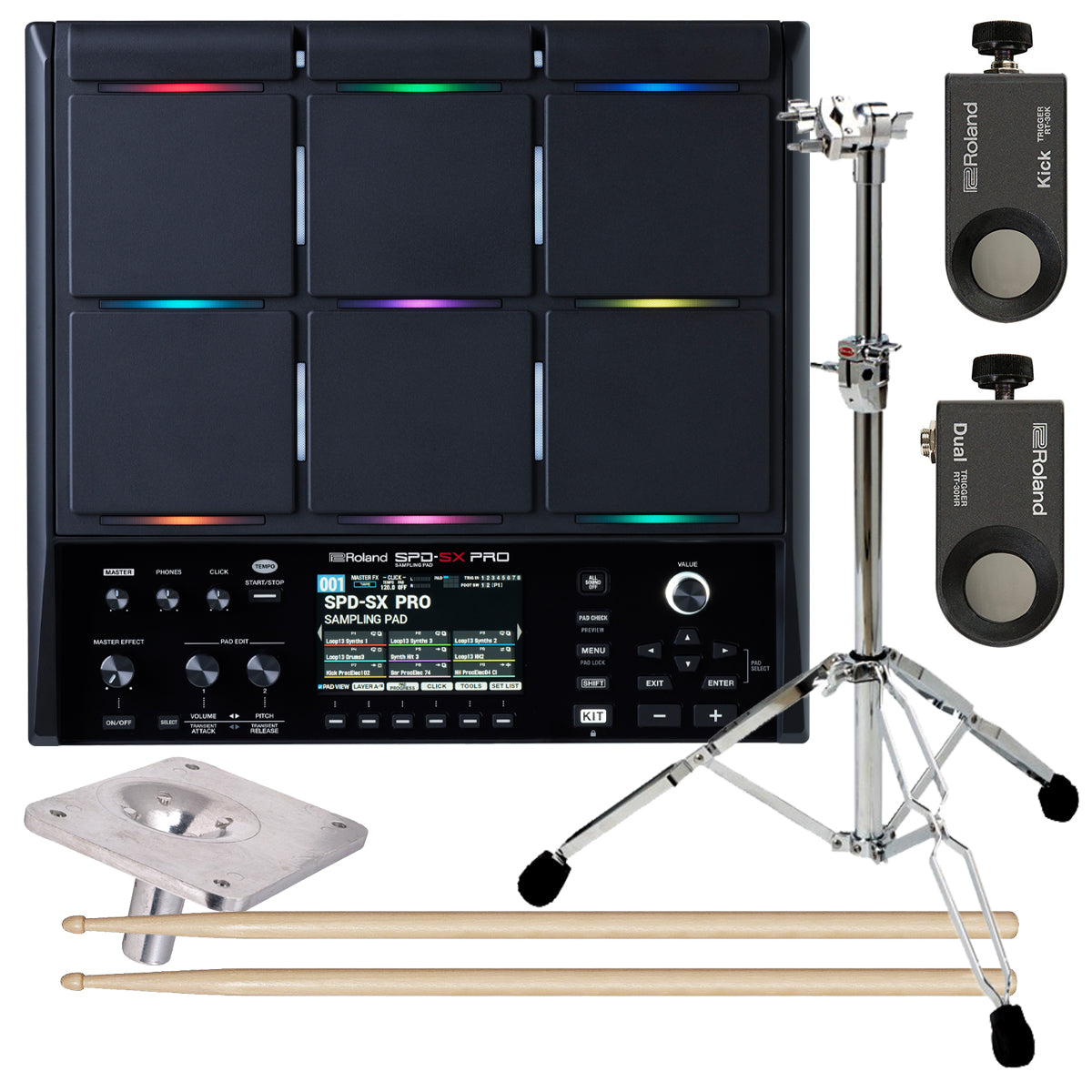Roland SPD-SX PRO Sampling Pad TRIGGER PAK – Kraft Music