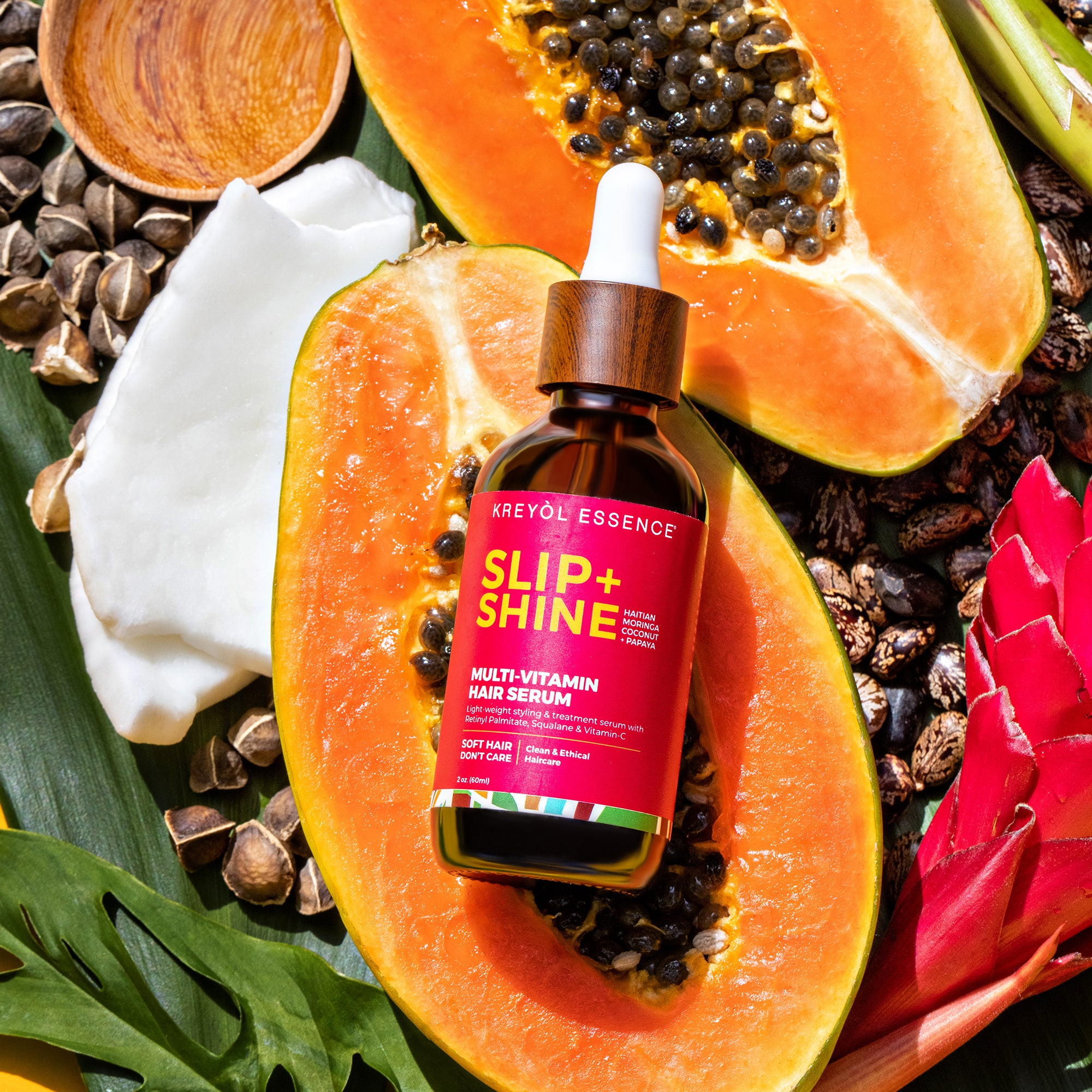 Multivitamin Length Retention Hair Serum (2oz) | Kreyol Essence