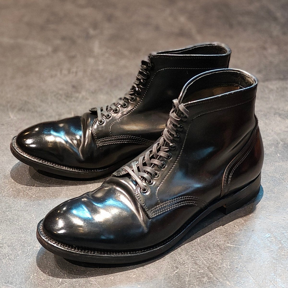 希少 【ALDEN】オールデン アナトミカ別注 1124 プレーントゥ ブーツ