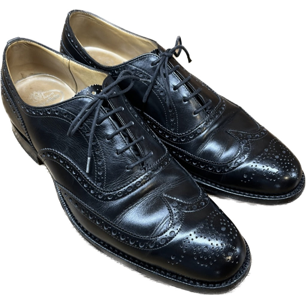 Churchs】チャーチ 五都市 CHETWYND フルブローグ カーフ ブラック