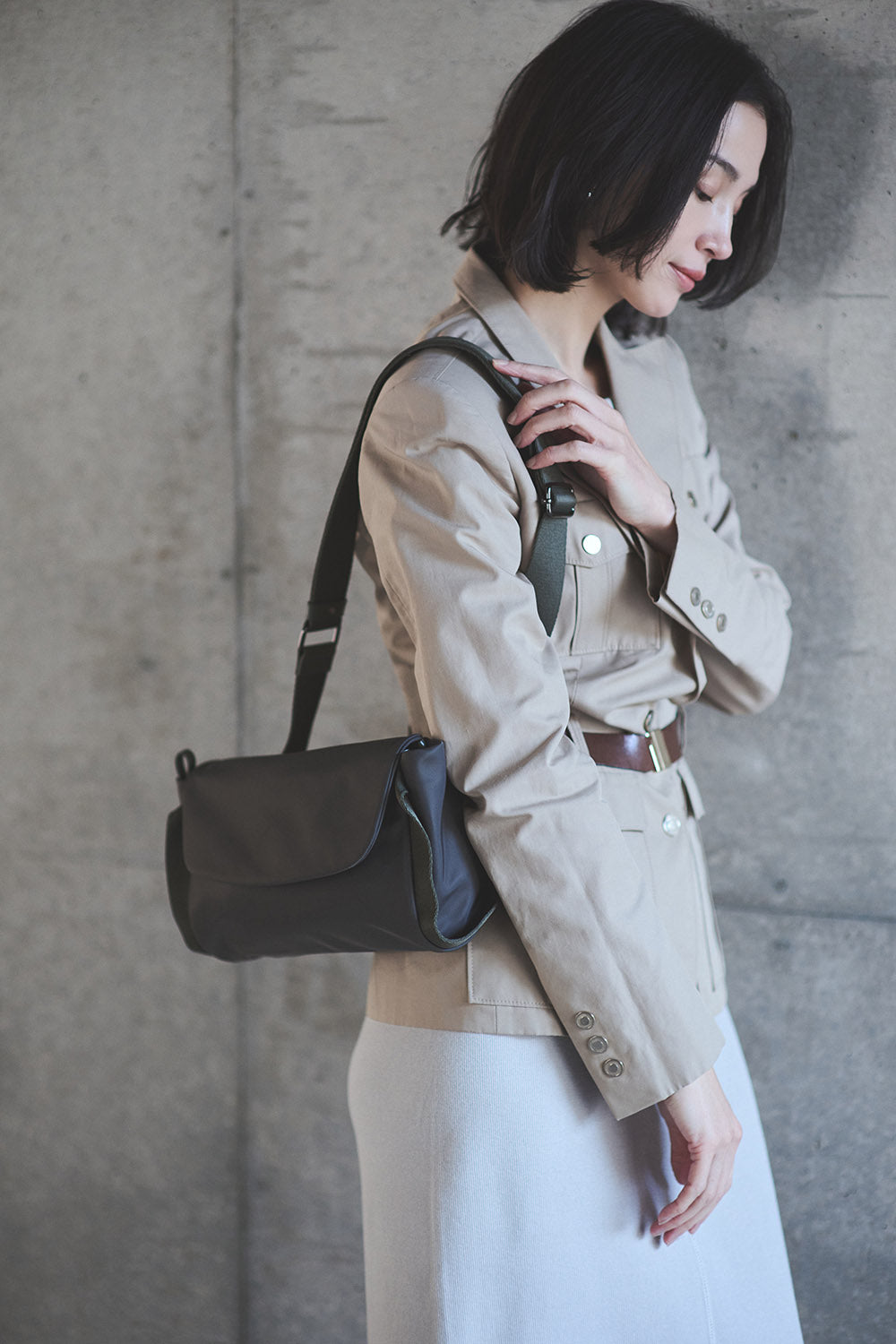 CROSSBODY BAG UTILITY MINIMAL NYLON【031678】 – LAQUOH