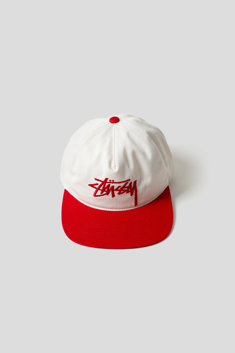 Stussy - BIG STOCK WHITE AND RED CAP – LE LABO STORE