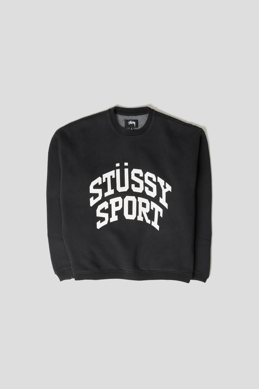 Stussy - CREWNECK BIG CRACKLE SPORT BLACK – LE LABO STORE