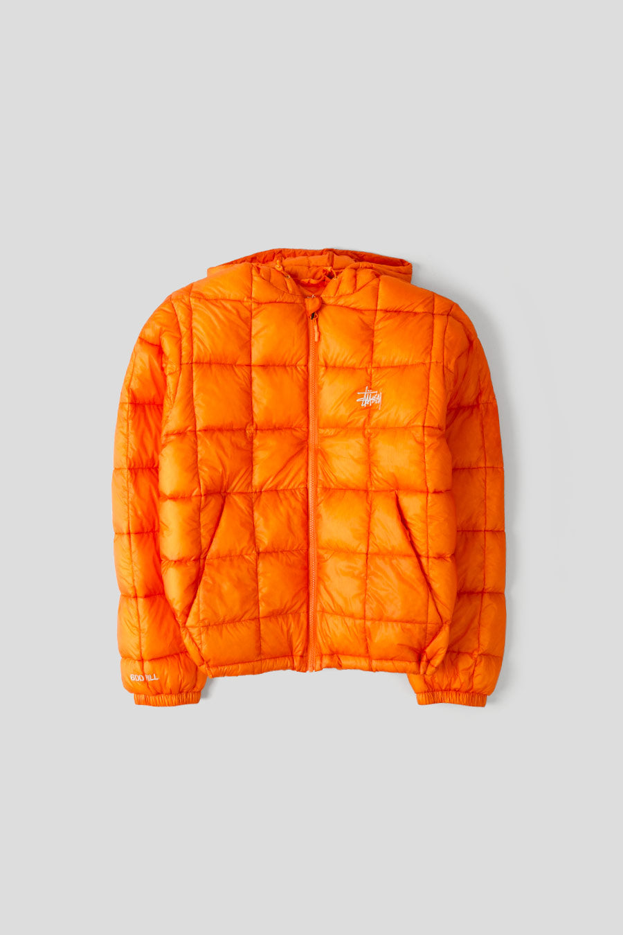 Stussy - ORANGE MIDWEIGHT HOODED PUFFER – LE LABO STORE