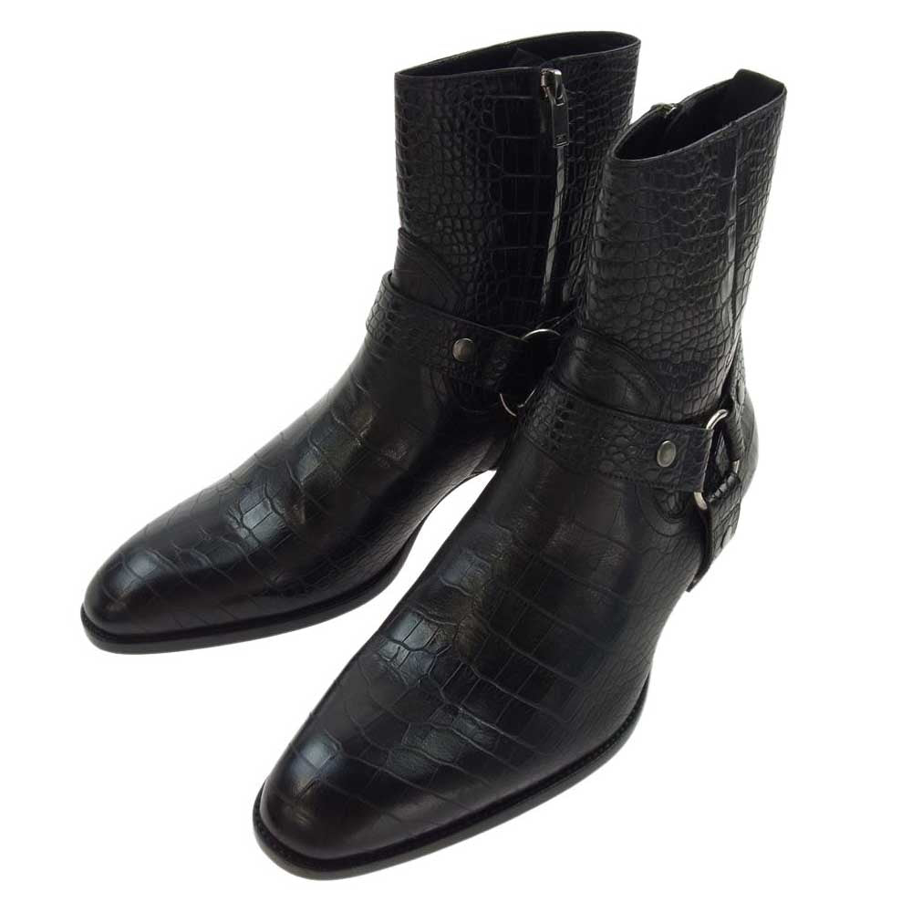 SAINT LAURENT サンローラン 603515 ワイアット ハーネス クロコ型押し
