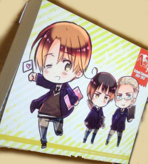 日めくりヘタリアスクールカレンダー2011~2012 : *HappyUnBirthDay*