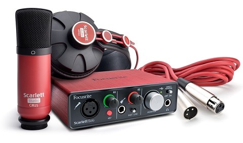 歌ってみたおすすめ機材セットScarlett Solo Studio Packが登場だ