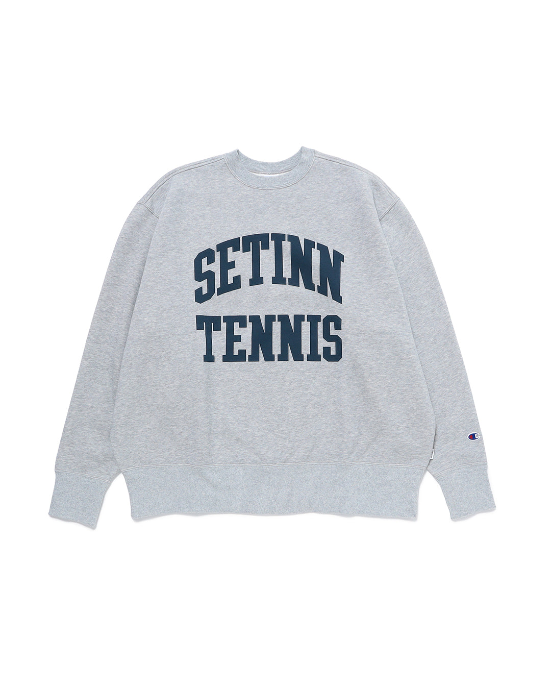 SETINN】Champion STN TENNIS CREW SWEAT - ASH