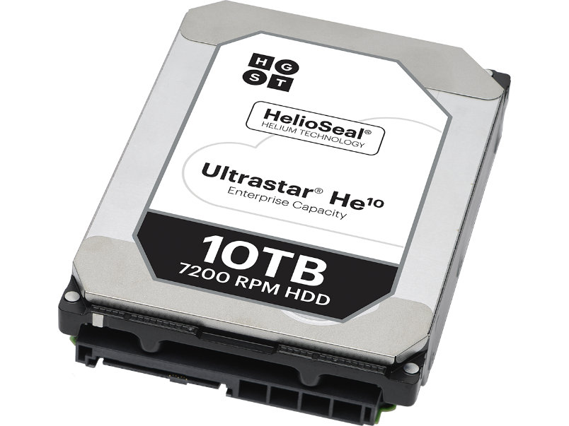 HGST、垂直磁気記録方式で世界初の記録容量10TBを実現したHDD