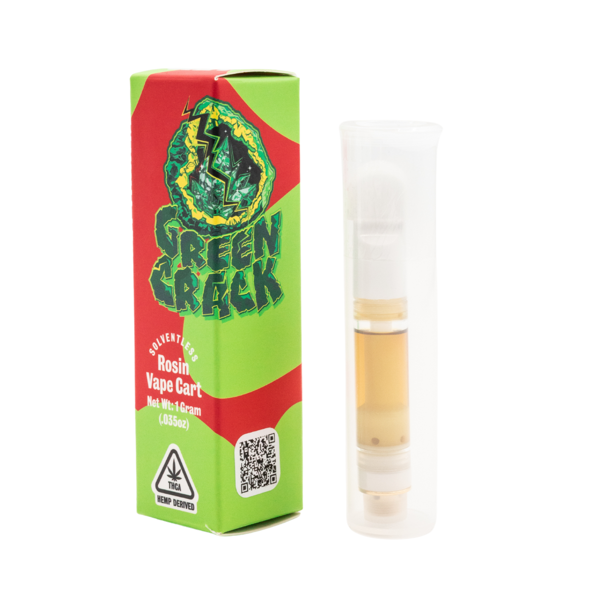Buy Green Crack Live Rosin THCa Cart 1g by Emerald Sun – Perfect