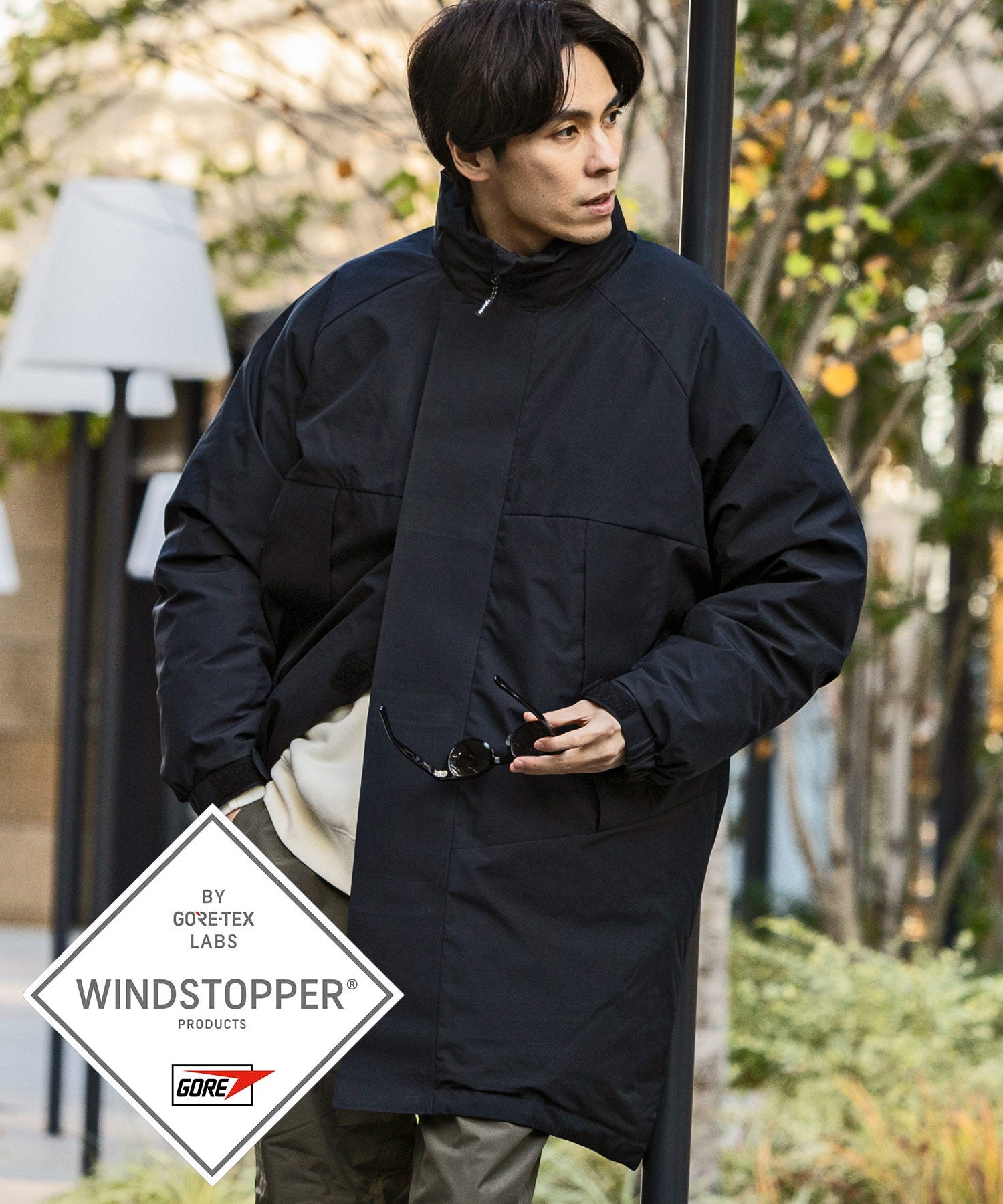 MENS】L-7 DOWN COAT ダウンコート ウィンドストッパー / WINDSTOPPER