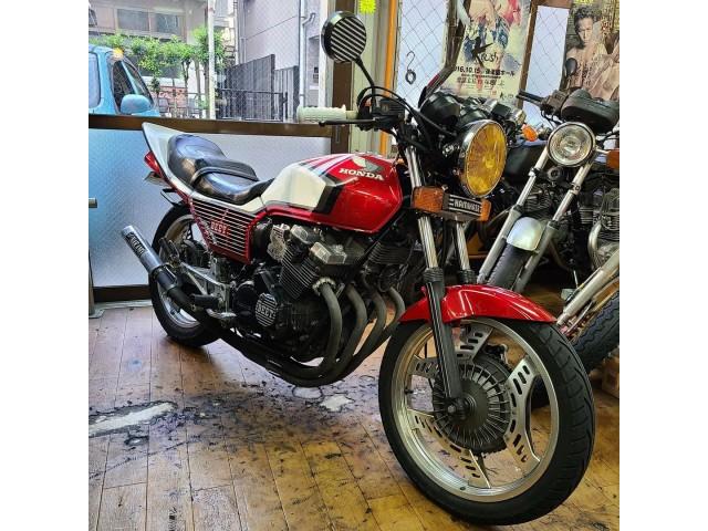 CBX400F マーシャルヘッドライト取り付け！東京都荒川区 旧車二輪専門