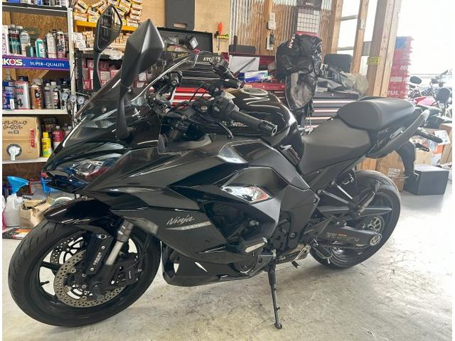 ニンジャ1000SX ドライブレコーダー取付け デイトナM820WD