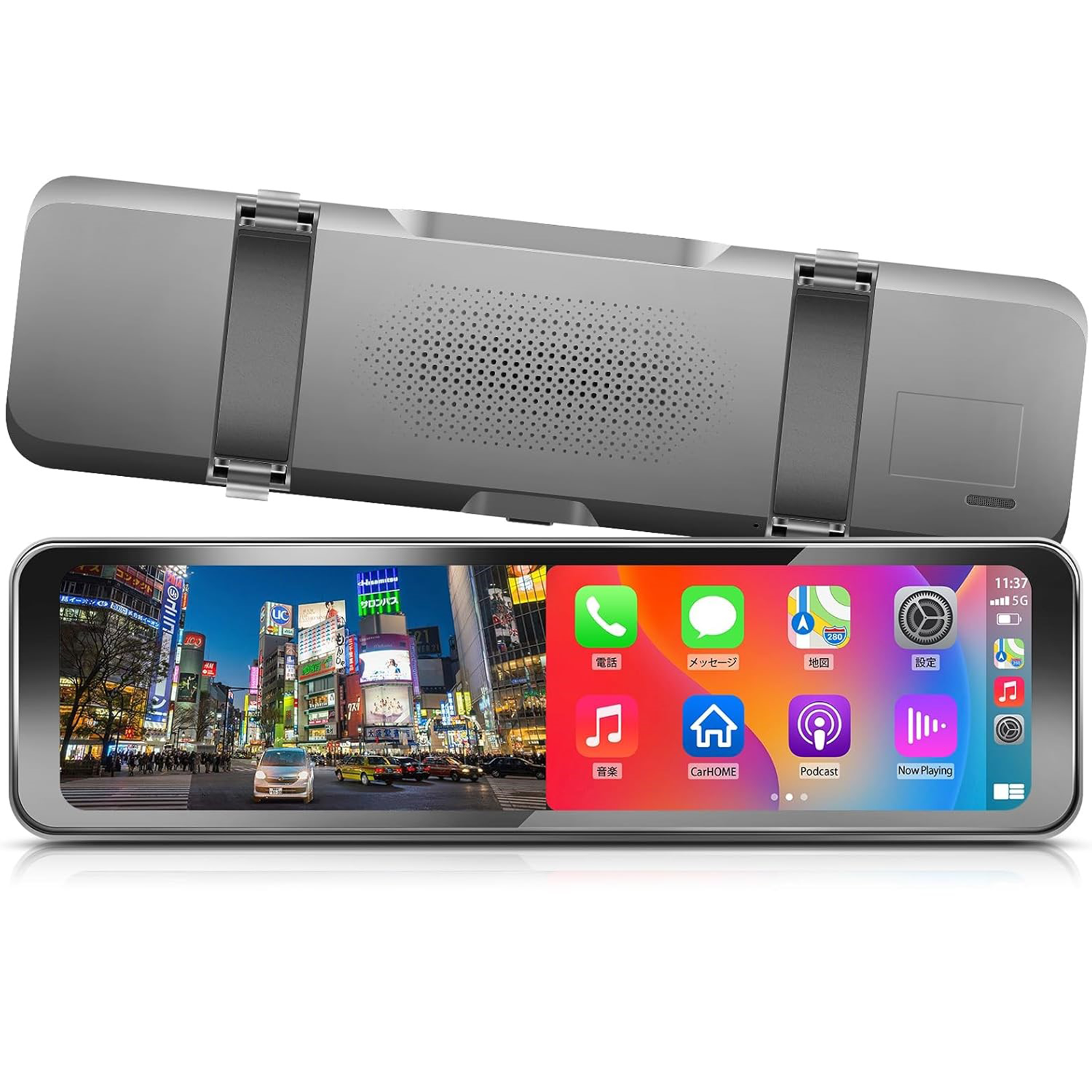 PRD63C ワイヤレスCarplay/AndroidAuto搭載 ミラー型ドライブ