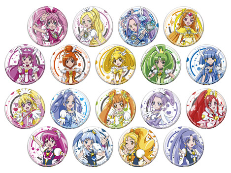 プリキュアオールスターズの缶バッジ第2弾が登場！ | プリキュア15周年