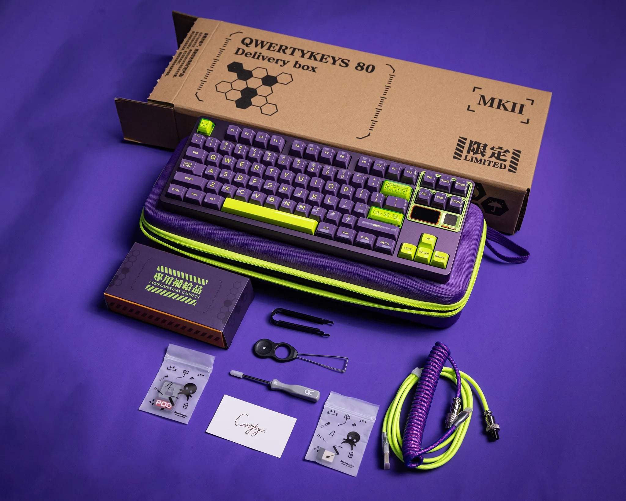 Group Buy) QwertyKeys QK80 MK2 Keyboard Kit Limited Edition