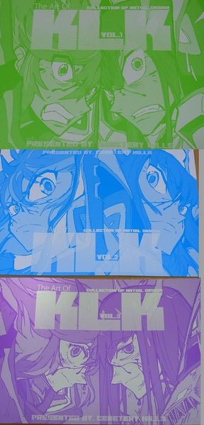 THE ART OF KLK Vol.1-3 Complete Set Kill la Kill Design art Book