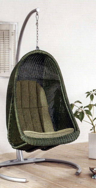 カザマ、ゆりかご型ソファー、ハンギングチェア、ゆりかごチェア、風間