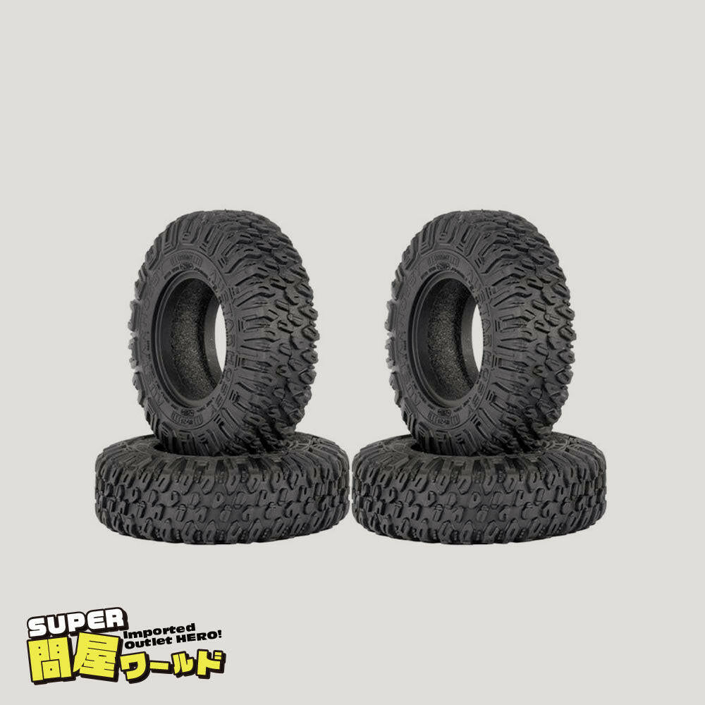 問屋ワールド】クローラーRC用1.55インチビードロックホイール用タイヤ