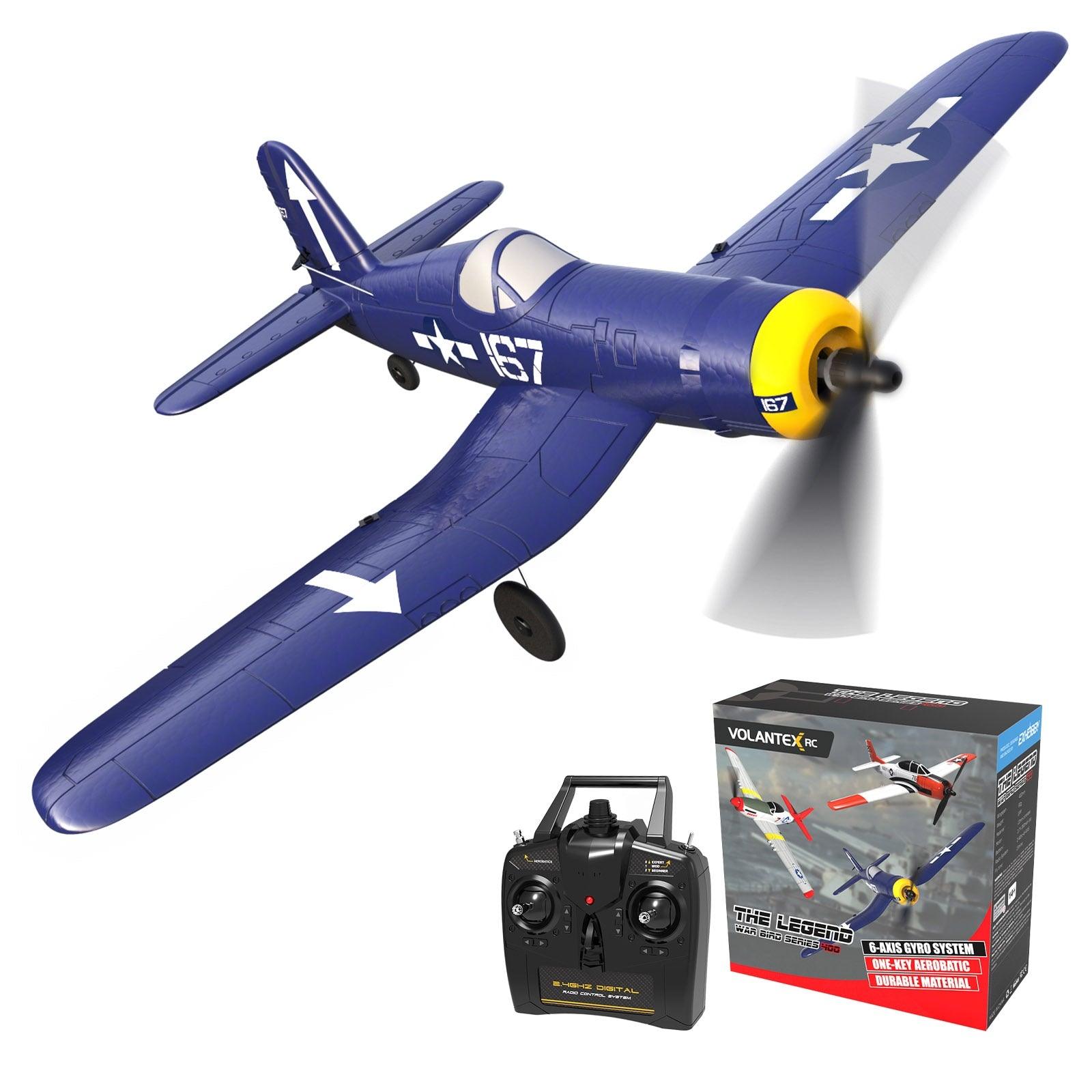 F4U コルセア RC 飛行機 - EPP 761-8 400mm 翼幅 RC 飛行機 ワンキー