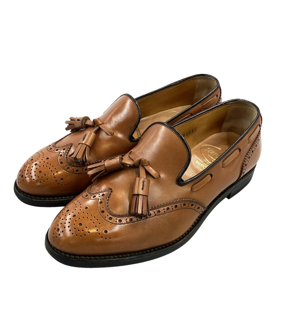 SCOTCH GRAIN タッセルローファー ウィングチップ メンズ SIZE 24 1/2