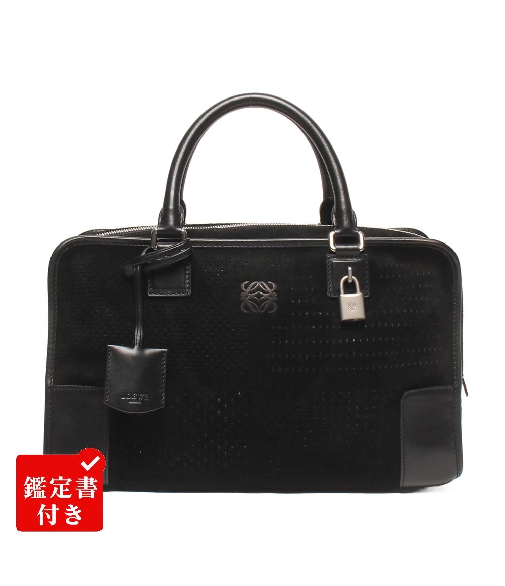 LOEWE ハンドバッグ シルバー金具 アマソナ36 061401 レディース