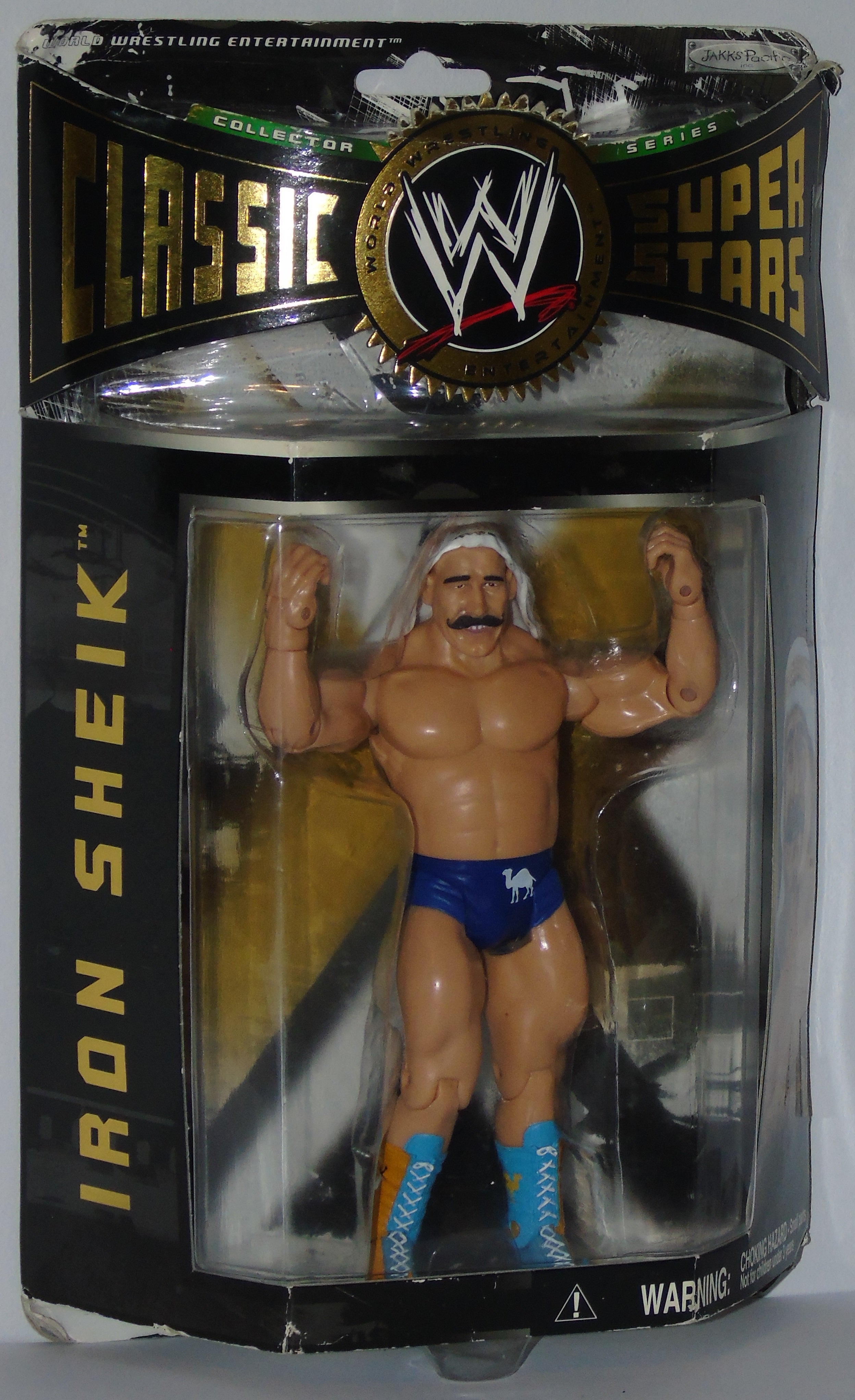 The Iron Sheik WWE Jakks Classic Wrestling Figure – RetroWrestling.com