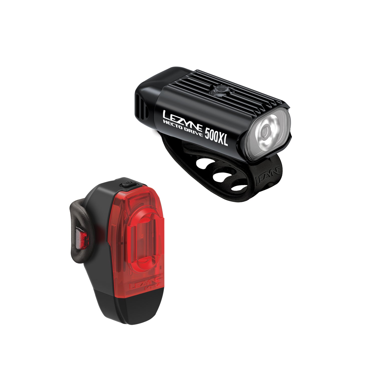 LEZYNE HECTO DRIVE 500XL / KTV PAIR | LED BIKE LIGHT SET