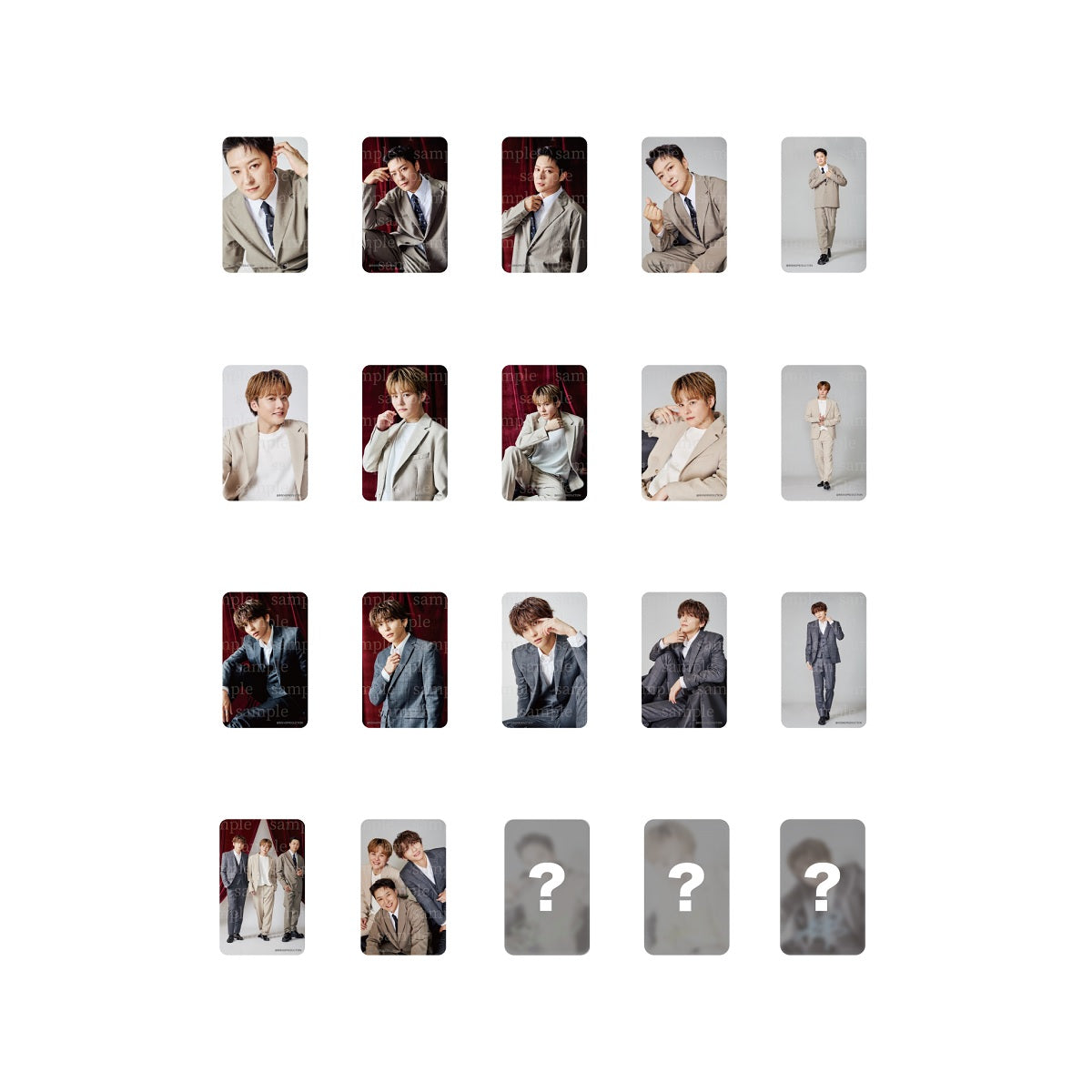 Leaders Party 20! ～Prelude～ クリアトレカ3枚セット