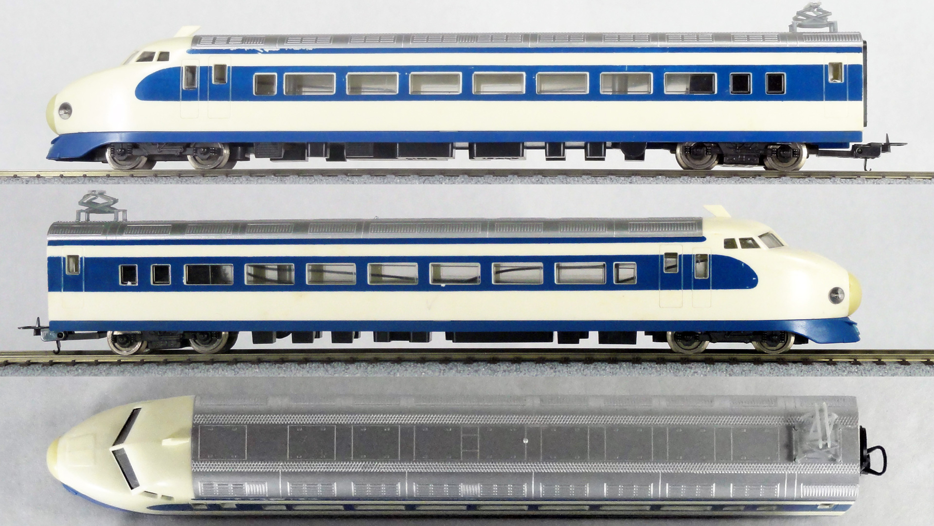 LIMA HO】新幹線0系4両編成R370走行と外装内部分解3D各矢視詳細写真