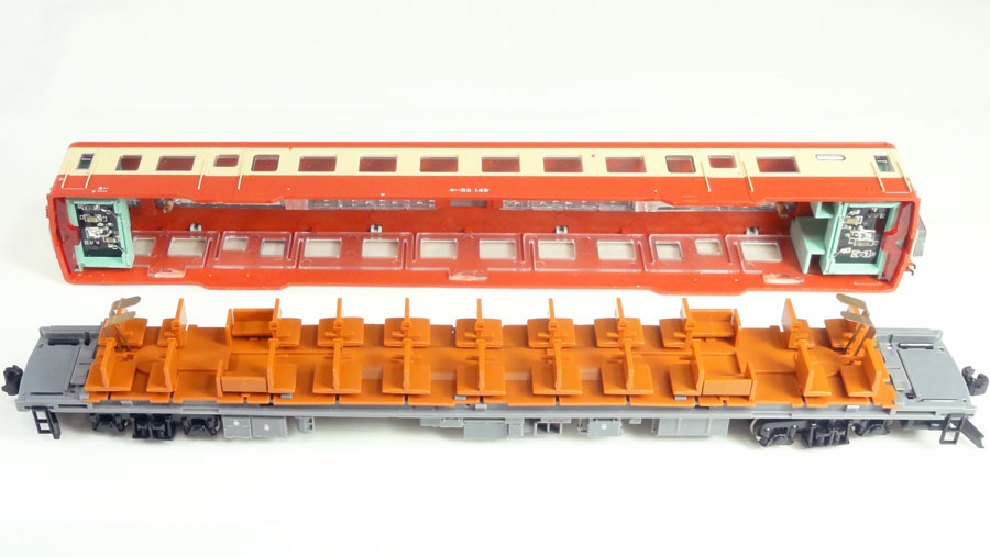 マイクロエース HO】 キハ52-149 盛岡運転所 標準色【MicroAce】とEF57