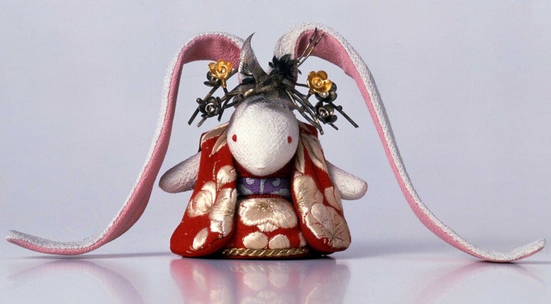 花うさぎ | 辻村寿和Collection「寿三郎」創作人形の世界