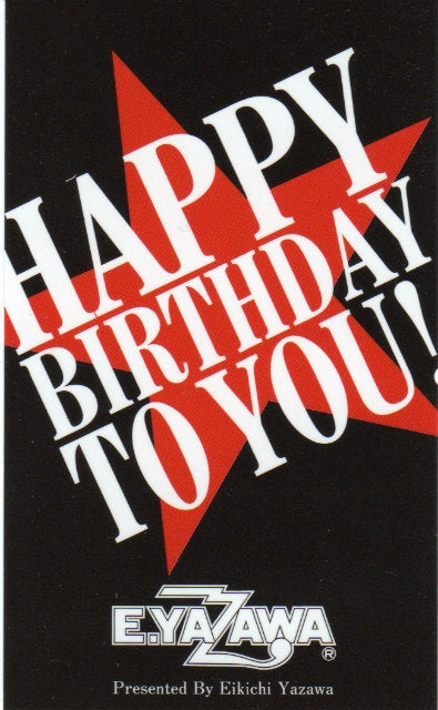 DMでもらったバースデーカード（去年と今年）とコースターとカクテル