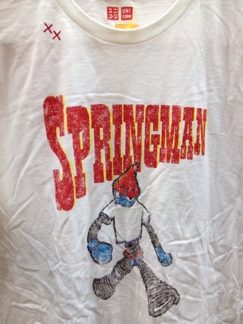 UT UNICORN ユニコーン スプリングマン Tシャツ 白 UNIQLO ユニクロ