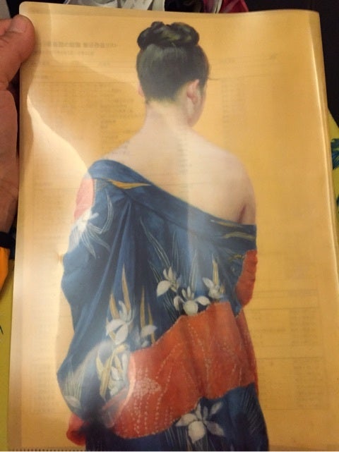 岡田三郎助 「あやめの衣」フォルダ♪ポーラ美術館 | 魔女菅原