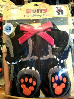 ダッフィー10周年 復刻ぬいぐるみバッジ＆コスチュームセット（黒ネコ