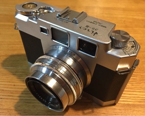 Aires 35E フィルムカメラとケース ジャンク品 Aires 35E フィルム