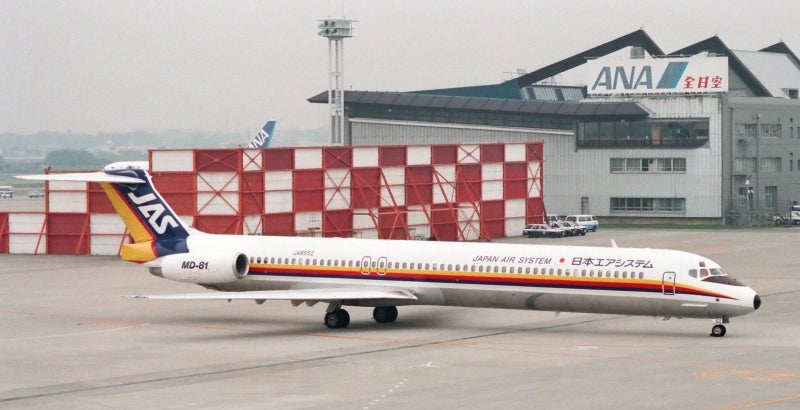 私の飛行機アーカイブズ JAS DC-9-81/MD-81 | 3moon7riverのブログ