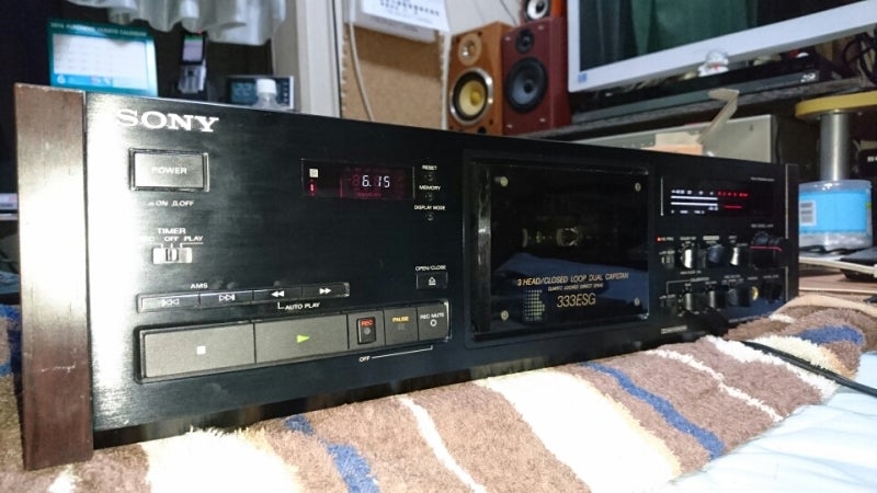 ほぼ動作OKなSONYのカセットデッキTC-K333ESGのジャンクを確保 | K'S